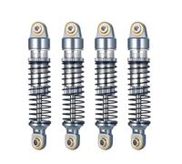 JYYTERD Accessoires Voitures RC pour Bronco pour Traxxas pour TRX4M pour Defender Lot De 4 Amortisseurs en Métal pour Voiture sur Chenilles RC 1/18(White)