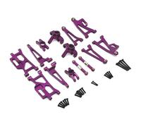 JYYTERD Accessoires Voitures RC pour MJX pour Hyper pour Go 14209 14210 H14BM H16BM 1/14 pour Bras Oscillant Tige De Direction Tasse Télécommande RC Mises À Niveau Pièces Accessoires Rechange(Purple)