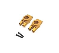 JYYTERD Accessoires Voitures RC pour MJX pour Hyper pour Go 14302 14301 1/14 rc Car Metal Upgrades Parts Accessories pour Porte-moyeu Arrière Roue pour Siège(Yellow)