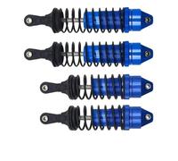 JYYTERD Accessoires Voitures RC pour Slash 4X4 pour VXL 2WD pour Rustler pour Stampede pour Hoss 1/10 RC Pièces De Mise À Niveau 4 Amortisseur Avant Arrière en Métal Modifiées(Blue)