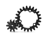 JYYTERD Accessoires Voitures RC pour Traxxas 1/5 X- pour Maxx 1/7 XO-1 1/10 pour E-revo 2.0 Pièces en Acier .0M 23T Engrenage Droit Et Pignon 10T/17T 6447 6449(23T and 10T)