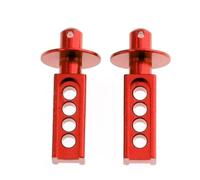 JYYTERD Accessoires Voitures RC pour Traxxas pour E-Revo pour Slash 1/16 RC Mises À Niveau Pièces Accessoires Poteaux De Carrosserie Avant en Métal Support Coque Colonne(Red)