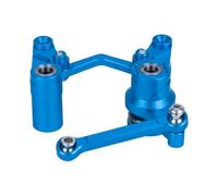 JYYTERD Accessoires Voitures RC pour Traxxas pour Slash 4x4 rc Car Upgrade Parts Accessories Ensemble De Levier Direction en Aluminium Et Servomoteur Liaison Traînée(Blue)