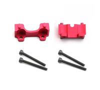 JYYTERD Accessoires Voitures RC pour Traxxas pour Slash pour E-revo pour Summit 1/16 RC, Accessoires De Pièces Voiture, Support Choc Avant Et Arrière en Métal 7043(Red,1set)