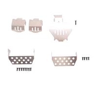JYYTERD Accessoires Voitures RC pour Traxxas pour TRX4 1/10 RC Voiture pour Panneau De Protection Châssis Protecteur D'essieu Plaque Pièces Rechange en Acier