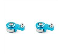 JYYTERD Accessoires Voitures RC pour Traxxas pour TRX4 pour TRX6 1/10 RC Pièces De Mise À Niveau Voiture sur Rampes 2X 25T Réglable D'amortissement Servo Bras Corn