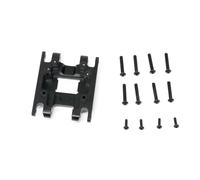 JYYTERD Accessoires Voitures RC pour Traxxas pour TRX4M 1/18 RC Crawler Retrofitting Upgrade Parts Accessoires Base De Boîte Vitesses en Alliage D'aluminium avec Kit Vis(Black)