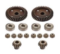 JYYTERD Accessoires Voitures RC pour Wltoys 184011 A949 A959 A959-B A969 A979 K929 Ensemble D'engrenages Différentiels Pièces Modifiées 1/18 De Mise À Niveau Voiture RC Accessoires Rechange(2set)
