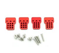 JYYTERD Accessoires Voitures RC pour WPL C14 C24 C34 C44 B14 B16 B24 B36 1/16 Pièces De Montage pour Voiture RC Accessoires Support D'amortisseur Réglable en Métal Rallonge Siège(Red)