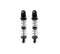 JYYTERD Amortisseur Voiture RC pour MJX pour Hyper pour Go H12Y + 1/12 RC Pièces De Mise À Niveau Voiture sur Chenilles Accessoires 2pcs Amortisseur D'huile Métallique(Black)