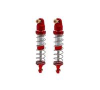 JYYTERD Amortisseur Voiture RC pour MJX pour Hyper pour Go H12Y + 1/12 RC Pièces De Mise À Niveau Voiture sur Chenilles Accessoires 2pcs Amortisseur D'huile Métallique(Red)