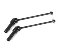 JYYTERD Arbre d'entraînement RC Compatible avec KM pour Rally WRC Citron C3 1/7 Pièces De Rechange pour Voiture Télécommandée 2 Arbres De Transmission Avant CVD en Métal