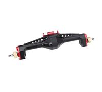 JYYTERD Avant Arrière Essieux RC pour Axial pour Capra UTB18 Pièces De Mise À Niveau pour Voiture Télécommandée 1/18, Essieu Avant Et Arrière en Alliage D'aluminium avec Support Servo(Red,Rear)