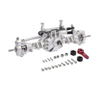 JYYTERD Avant Arrière Essieux RC pour Axial pour SCX10 II 90046 90047 RC Crawler Truck Car Pièces De Mise À Niveau Accessoires Remplacement Pont D'essieu Avant Arrière(Silver,Front)