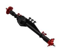 JYYTERD Avant Arrière Essieux RC pour Axial RBX10 pour Ryft Ensembles D'essieux Avant Et Arrière en Métal Accessoires De Mise À Niveau Tout-Terrain RC 1/10(Red,Rear Axle)