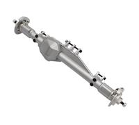 JYYTERD Avant Arrière Essieux RC pour Axial RBX10 pour Ryft Off-Road Pipe Unwheeling Upgrade Accessories Ensembles D'essieux Avant Et Arrière en Métal 1/10 RC(Silver,Rear Axle)