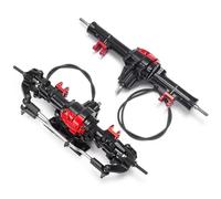 JYYTERD Avant Arrière Essieux RC pour D90 Pièces De Mise À Niveau pour Voiture Chenilles RC 1/10, Essieux Avant Et Arrière Complets en Métal Haute Résistance avec Blocage Différentiel(Front and Rear)