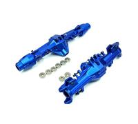 JYYTERD Avant Arrière Essieux RC pour LOSI pour LMT pour Monster Truck Boîtier D'essieu Avant Et Arrière en Aluminium pour Voiture Télécommandée À L'échelle 1:8, Accessoires De Mise Niveau(Blue)