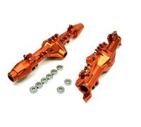 JYYTERD Avant Arrière Essieux RC pour LOSI pour LMT pour Monster Truck Boîtier D'essieu Avant Et Arrière en Aluminium pour Voiture Télécommandée À L'échelle 1:8, Accessoires De Mise Niveau(Yellow)