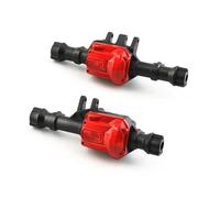 JYYTERD Avant Arrière Essieux RC pour Traxxas pour TRX-4 Coque D'essieu Avant Et Arrière en Métal pour Voiture À Chenilles RC 1/10, Pièces De Mise Niveau, Accessoires(Black)