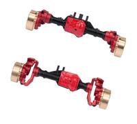 JYYTERD Avant Arrière Essieux RC pour Traxxas TRX-4 Accessoires De Remplacement pour Mise À Niveau DIY Voiture sur Chenilles RC 1/10 Essieu Pont Avant Arrière en Métal(Rear Front Axle)