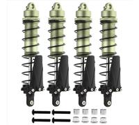 JYYTERD Compatible avec Axial pour SCX10 AXI03007 RBX10 D90 pour TRX4 1/10 RC Amortisseur D'huile D'amortisseur De Métal 120mm De Pièces De Voiture De Rampe 4PCS RC Amortisseurs(Green)