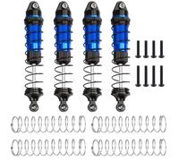 JYYTERD Compatible avec Losi pour Mini pour LMT 1/18 Rc Car Monster Truck Upgrade Parts Accessories 1 Jeu D'amortisseurs À Huile en Alliage D'aluminium RC Amortisseurs(Blue)