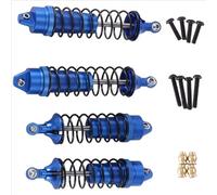 JYYTERD Compatible avec Traxxas pour Slash pour Rustler pour Stampede pour Hoss 1/10 RC Car Upgrade Pa 4Pcs Amortisseurs Avant Et Arrière en Métal RC Amortisseurs