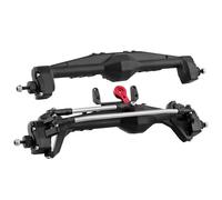 JYYTERD Essieu de Voiture RC pour Axial pour Capra 1.9 pour UTB AXI03004 F9 90018 RR10 1/10 RC Crawler Car Upgrade Part Essieu Portail Avant Et Arrière en Métal(1Set)