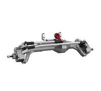 JYYTERD Essieu de Voiture RC pour Axial pour Capra AXI03004 90018 RR10 1/10 RC Crawler Car Upgrade Part, Essieu Portail Avant Et Arrière en Métal(Gray,Front)