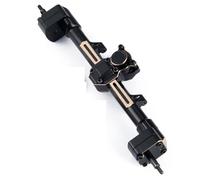 JYYTERD Essieu de Voiture RC pour Axial pour SCX24 pour Deadbolt pour JLU 1/24 RC Crawler Car Part Ensemble D'essieux De Portail Avant Arrière en Laiton(Rear)