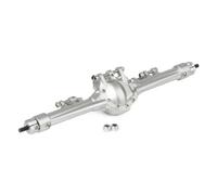 JYYTERD Essieu de Voiture RC pour SCX10 II pour Element pour Enduro CC01 1/10 RC Car Pièces De Mise À Niveau Essieu Avant Arrière en Aluminium CNC Intégré(Silver,Rear)