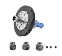 JYYTERD Pièces de Voiture RC pour Arrma 1/10 pour Senton pour Granite pour Big pour Rock pour Vorteks pour Typhon 4X4 rc Car 1 Jeu d'embrayage À Glissement Engrenage Droit 91T 21T 19T 17T(Blue)