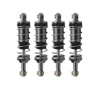 JYYTERD Pièces de Voiture RC pour MJX pour Hyper pour Go 1/14 14301 14302 rc Car Upgrade Parts Amortisseurs Hydrauliques Avant Et Arrière en Métal Trou À 60MM(Grey)