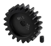 JYYTERD Pièces de Voiture RC pour Traxxas 1/5 pour X-maxx 6S 8S 1/6 pour XRT RC pour Buggy Pièces De Camion Engrenages Moteur en Acier M1.5 20T 25T 5mm Mise À Niveau Voiture Ouverture D(20T)