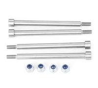 JYYTERD Pièces de Voiture RC pour Traxxas 1/5 pour X-Maxx RC pour Buggy Truck Pièces De Mise À Niveau Axes Charnière Suspension Filetés en Métal Bras A Et Écrou M3 Rechange
