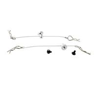 JYYTERD Pièces de Voiture RC pour Traxxas pour Hsp pour Arrma pour Axial Ecx 1/10 rc Car Spare 2Pcs Anti-Lost Body Shell Wire Clip Pin avec Vis De Retenue Upgrade Parts(Silver)