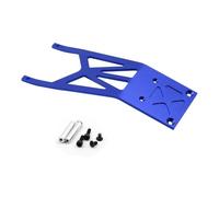 JYYTERD Pièces de Voiture RC pour Traxxas pour Slash 2WD RC pour Accessoires De Remplacement Voiture Modèle Alliage D'aluminium Avant pour Kit Plaque Protection Châssis Pièces Mise À Niveau(Blue)