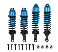 JYYTERD Pièces de Voiture RC pour Traxxas pour Slash 4x4 4WD 2WD pour Rustler pour VXL pour Stampede 1/10 rc Car Upgrade Part Amortisseur Avant Et Arrière en Aluminium Assemblé(Sky Blue)
