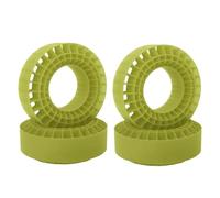 JYYTERD Pièces de Voiture RC pour TRX4 SCX10 III CJ-7 pour Capra BRX01 TF2 GEN8 1/10 RC Crawler Rigs Pneus 1,9'' Gel De Silice Souple Anti-Mousse Insert 108x42mm(Green)