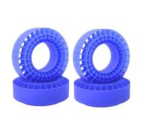 JYYTERD Pièces de Voiture RC pour TRX4 SCX10 III CJ-7 pour Capra BRX01 TF2 GEN8 1/10 RC Crawler Rigs Pneus 1,9'' Gel De Silice Souple Anti-Mousse Insert 108x42mm(Blue)