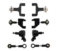 JYYTERD Pièces de Voiture RC pour WPL pour D12 D42 1/10 Métal Supérieur Et Inférieur pour Bras Oscillant Ensemble Coupelles Direction Pièces Mise À Niveau De Voiture RC Accessoires Rechange Modifiés