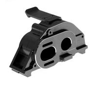 JYYTERD Pièces RC pour Arrma pour Mojave 4S 4X4 pour Blx 1/8 rc Car Upgrade Parts Accessories Accessoires De Boîte Vitesses Centrale en Métal pour Support Moteur(Black)