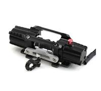 JYYTERD Pièces RC pour Axial pour Scx10 pour Traxxas pour Trx4 pour D90 Km2 pour Redcat Yk4082 1/8 1/10 Pièces Mise À Niveau De Treuil Simulé en Métal Double Moteur(Black)