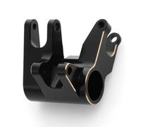 JYYTERD Pièces RC pour Axial pour Scx10 Pro 1/10 Revêtement Noir en Laiton Support De Liaison D'essieu Avant RC Chenille Voiture Mise À Niveau Pièces Accessoires