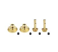 JYYTERD Pièces RC pour MN D90 D99 pour MN99S RC Pièces Voiture 1 Jeu D'engrenages d'arbre D'entraînement en Acier Engrenages Avant Et Arrière Réparation Remplacement Appropriées(Yellow)