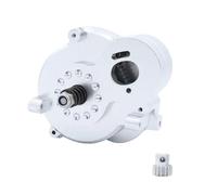 JYYTERD Pièces RC pour MN128 MN86 MN86K MN86KS G500 1/12 RC Voiture 1 Pièces Boîte De Vitesses CNC avec Engrenage Moteur Suivi Mise À Niveau Accessoires(Silver)