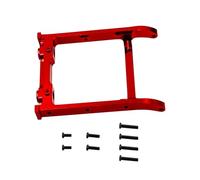 JYYTERD Pièces RC pour Mn128 pour Model Mn86 G500 1/12 Rc Crawler Car Scale pour Jouets Fixation De Pare Chocs Avant Pièces Mise À Niveau en Métal Accessoires Télécommande(Red)