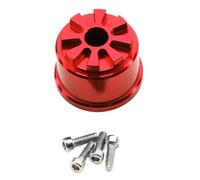 JYYTERD Pièces RC pour Traxxas pour Summit 1/10 Rc Télécommande Voiture Métal Différentiel Support Boîtier 5681 Mise À Niveau Pièces Conversion Accessoires(Red)