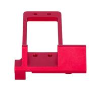 JYYTERD Pièces Voiture RC pour Axial pour SCX10 III AR45P Essieu Avant Bat Support Servo Centre De Gravité Bas 1/10 RC Voiture Portail pour LCG Châssis Mise À Niveau Pièces Rechange(Red)